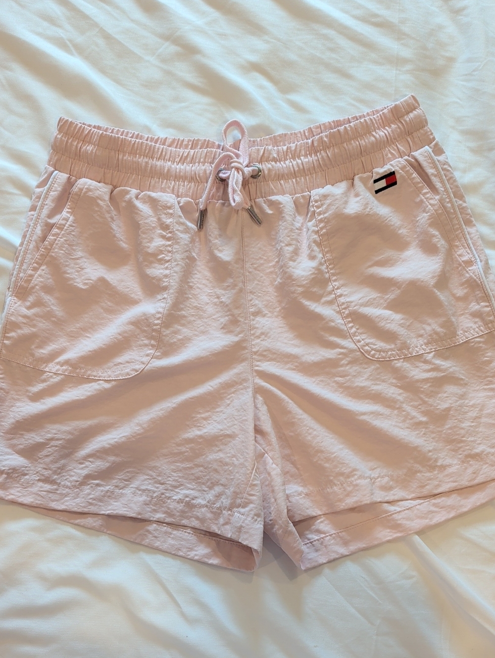 Tommy Hilfiger Light Pink Elastic Waist Women's Shorts Medium
